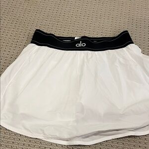ALO Yoga Black and White Mini Skirt